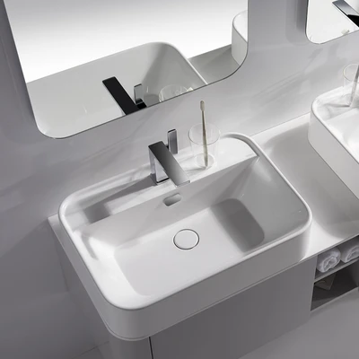 Gambar Home Galleria Set Osborn Kabinet Kamar Mandi Dengan 2 Wastafel