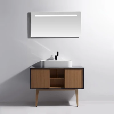 Gambar Home Galleria Oliver Set Kabinet Kamar Mandi - Hitam