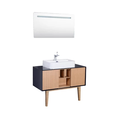 Gambar Home Galleria Oliver Set Kabinet Kamar Mandi - Hitam