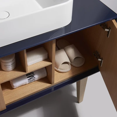 Gambar Home Galleria Oliver Set Kabinet Kamar Mandi - Hitam