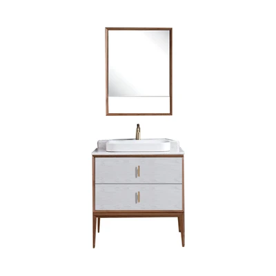 Gambar Home Galleria Osmond Set Kabinet Kamar Mandi - Putih