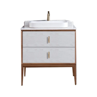 Gambar Home Galleria Osmond Set Kabinet Kamar Mandi - Putih