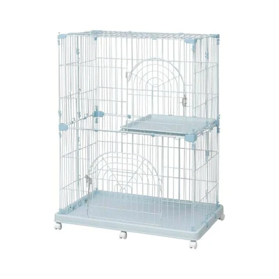 Gambar Iris Kandang Kucing 93x63x121 cm - Biru