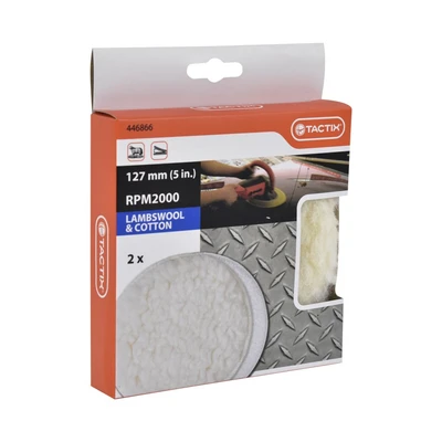 Gambar Tactix 12.7 cm Set 2 Pcs Pad Mesin Poles Dengan Velcro