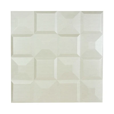 Gambar Arthome Wallpaper 3D Soft Leather Matrix  - Putih