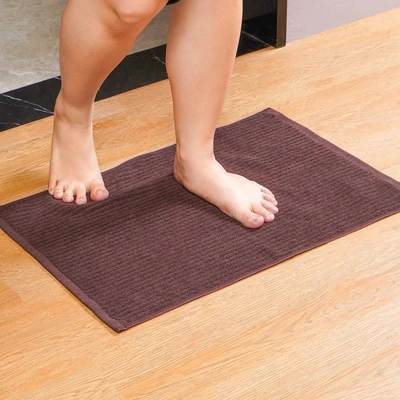 Gambar Informa Keset Kamar Mandi Katun Tarve 40x60 cm - Cokelat Tua