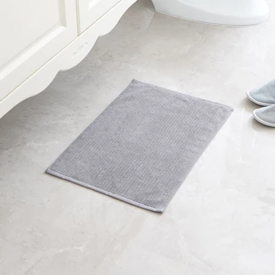 Gambar Informa Keset Kamar Mandi Katun Tarve 40x60 cm - Abu-Abu