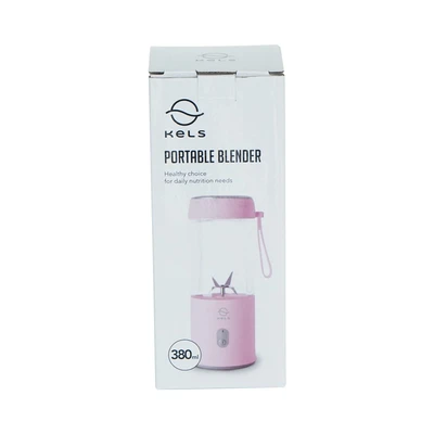 Gambar Kels Naoki Blender Portabel 380 ml 60 watt - Pink
