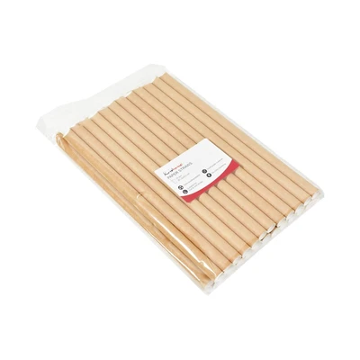 Gambar Krishome Sedotan Kertas 1.2 cm Set 25 Pcs - Cokelat