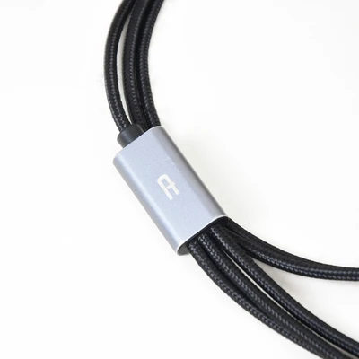 Gambar Ataru Kabel Charger USB 3-in-1 - Abu-Abu