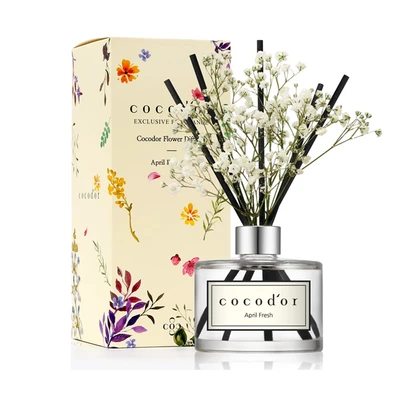 Gambar Cocodor 200 Ml April New Flower Fresh Reed Diffuser