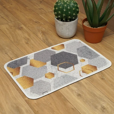 Gambar Informa Keset Kamar Mandi & Dapur PVC Hexagonal Comb 40x60 cm