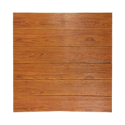 Gambar Wallbrick Wallpaper 3D Motif Kayu Klasik 60x60 cm Set 4 pcs