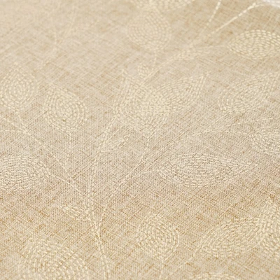 Gambar Informa Table Runner Polyester Foil Print 33x180 cm - Krem Beige