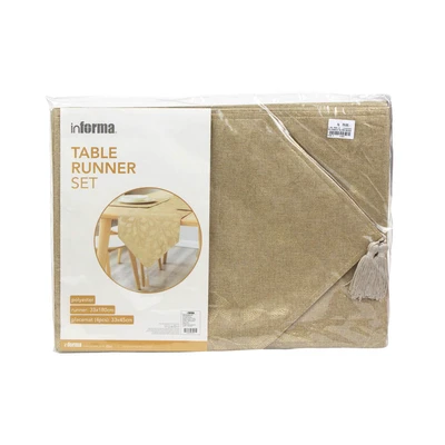 Gambar Informa Table Runner Foil Print Set 5 pcs 089