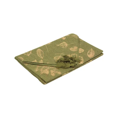 Gambar Informa Table Runner Polyester Foil Print 33x180 cm - Hijau