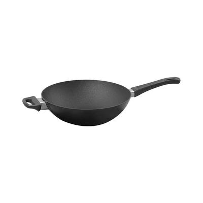 Gambar Scanpan Classic Wajan Penggorengan Wok Aluminium 28 cm - Hitam