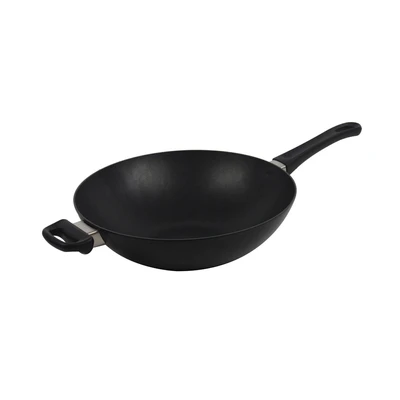 Gambar Scanpan Classic Wajan Wok Aluminium 36 cm - Hitam