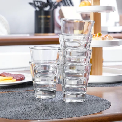 Gambar Libbey Gelas Old Fashioned Kaca 355 ml Set 6 pcs Transparan