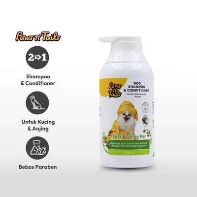 Gambar Paws N Tail Coconut Sampo & Kondisioner Anjing 2 In 1