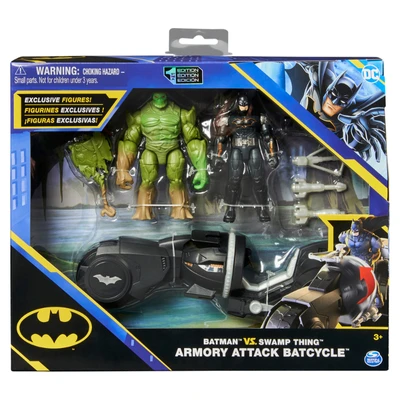 Gambar Batman Set Action Figure Batcycle Two 6055934