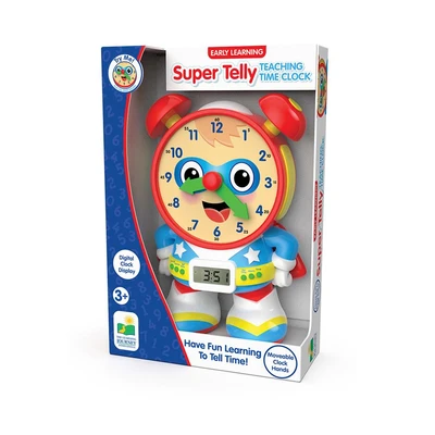 Gambar The Learning Journey Super Telly Teaching Time Clock