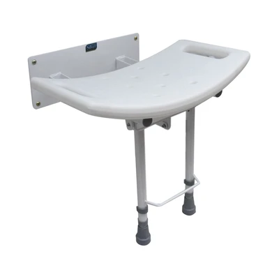Gambar Squat&Go Silver Kursi Mandi Pasien Lipat - Putih