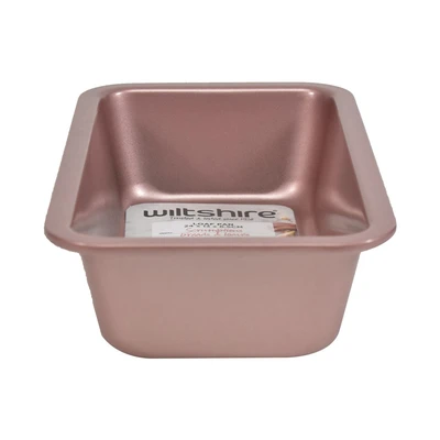 Gambar Wiltshire 24x13 Cm Loyang Kue Loaf - Rose Gold