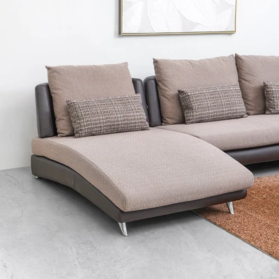 Gambar Informa Neo Sabrina Sofa L Sectional Fabric Kiri - Cokelat