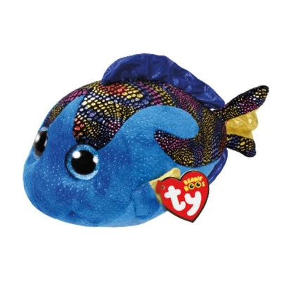 Ty Boneka Hewan Beanie Boos Aqua Fish M