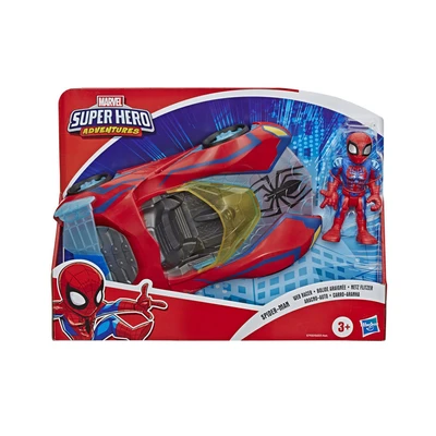 Gambar Spiderman Set Action Figure Superhero Advanture Web Racer