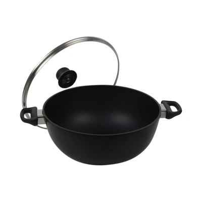 Gambar Scanpan Classic Panci Casserole Induksi Stratanium Coating 32 cm - Hitam