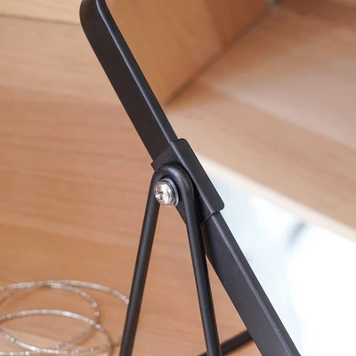 Gambar Informa Cermin Meja Rias 2x Magnifying Besi 15x7.8x20.5 cm - Hitam