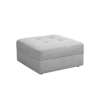 Gambar Nordia Athena Bangku Ottoman Modular - Abu-abu