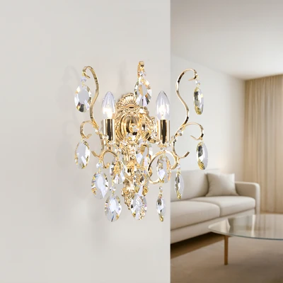 Gambar Eglare Blossom Lampu Dinding - Gold
