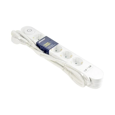Gambar Krisbow Stop Kontak 5 Soket & 2 Port USB