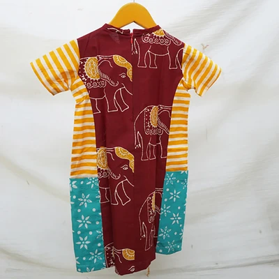 Gambar Pendopo Ukuran 3 Dress Anak Motif Gajah