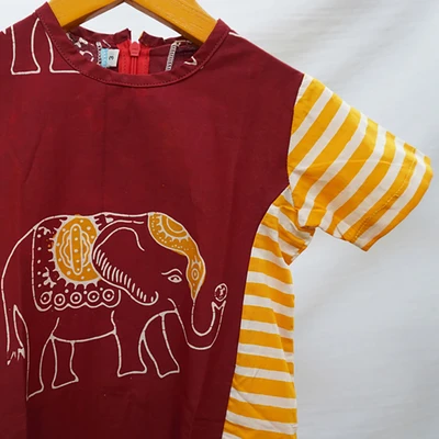 Gambar Pendopo Ukuran 3 Dress Anak Motif Gajah