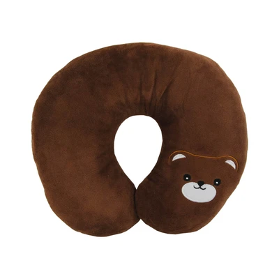 Gambar Otto Klasse Bantal Leher U Cute Bear - Cokelat