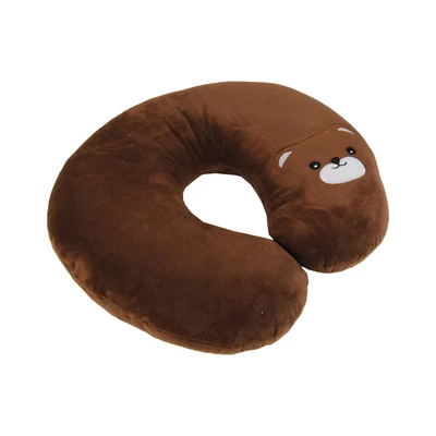 Gambar Otto Klasse Bantal Leher U Cute Bear - Cokelat