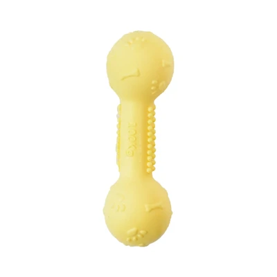 Gambar Paws N Tail Mainan Anjing Tpr Foam Bone - Kuning