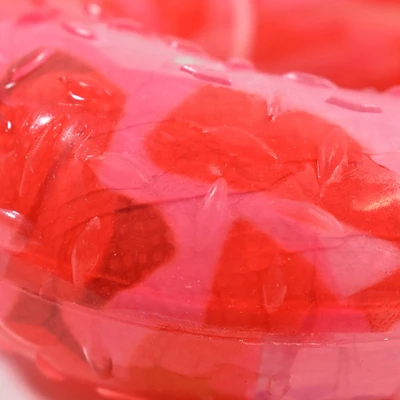 Gambar Paws N Tail Mainan Anjing Tpr Doughnut - Merah