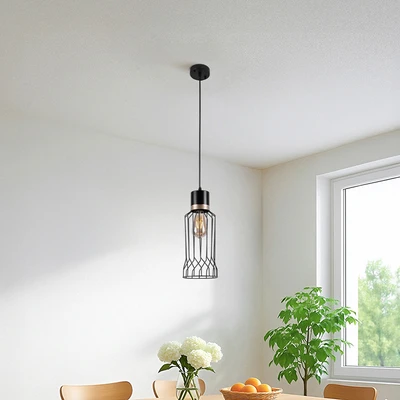 Gambar Eglare Khola Lampu Gantung Hias - Hitam