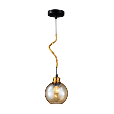 Gambar Eglare Joliet Lampu Gantung Hias 1l - Brass/amber