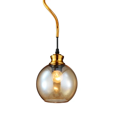 Gambar Eglare Joliet Lampu Gantung Hias 1l - Brass/amber