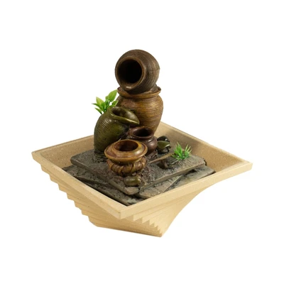 Gambar Arthome Garden 16 cm Hiasan Taman Air Mancur Idun