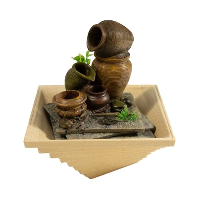 Gambar Arthome Garden 16 cm Hiasan Taman Air Mancur Idun