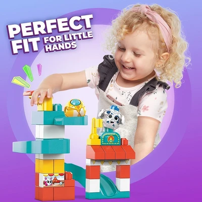 Gambar Mega Bloks Peek A Blocks Playhouse Gkx70