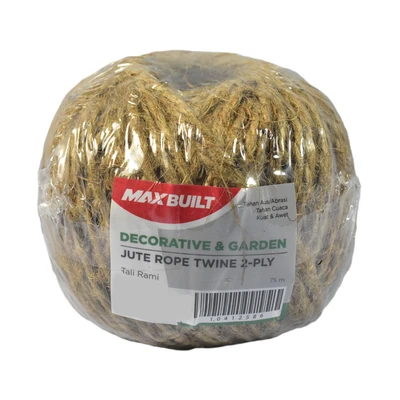 Gambar Maxbuilt Tali Rami 2 Lapis 75 mtr - Cokelat Natural
