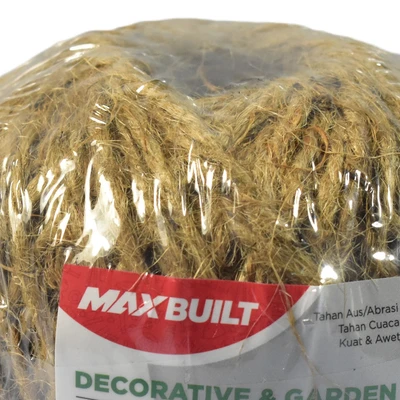 Gambar Maxbuilt Tali Rami 2 Lapis 75 mtr - Cokelat Natural